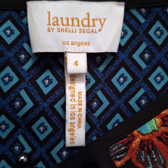 Laundry by Shelli Segal Top with Split Sleeves - Picture 6 of 8